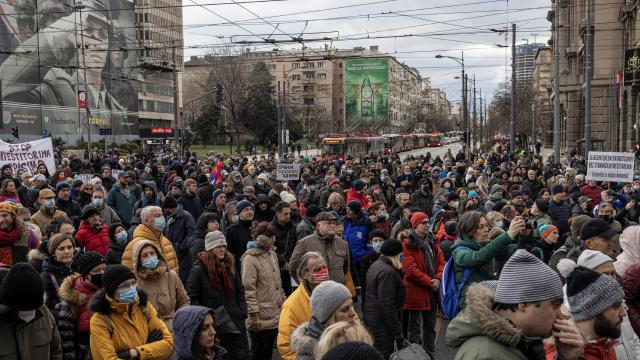 Sırbistan’da yabancı madencilik şirketine karşı protestolar sürüyor