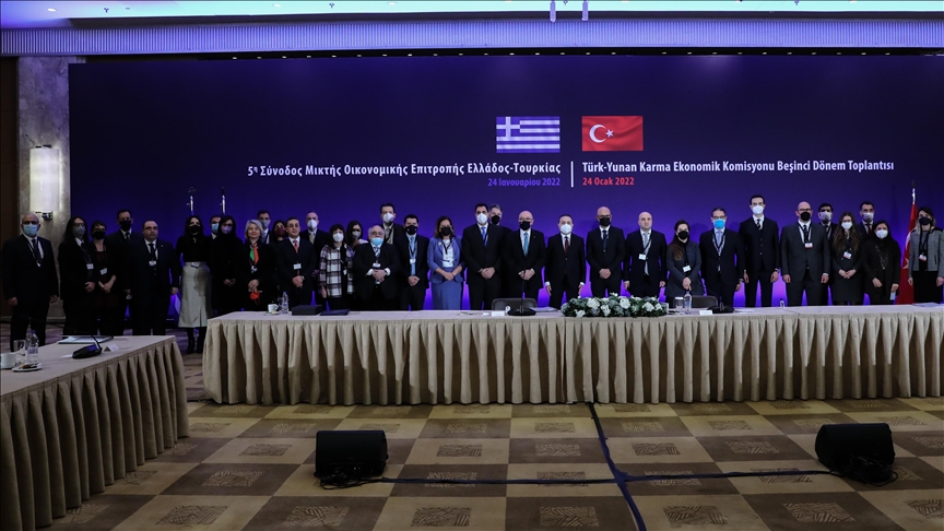Türkiye-Yunanistan Karma Ekonomik Komisyonu 5. Dönem Toplantısı Atina’da düzenlendi