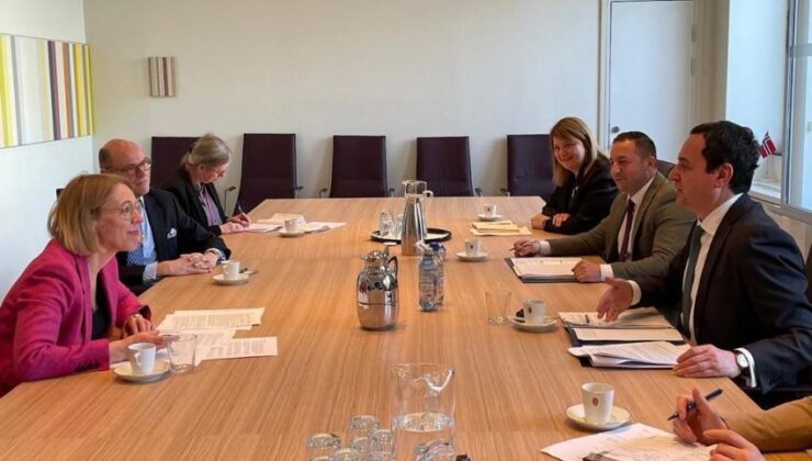 Kosova Başbakanı Kurti, Norveç Dışişleri Bakanı ile görüştü