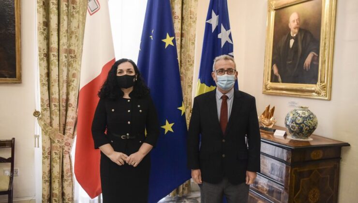 Kosova Cumhurbaşkanı Osmani’den Malta ziyareti