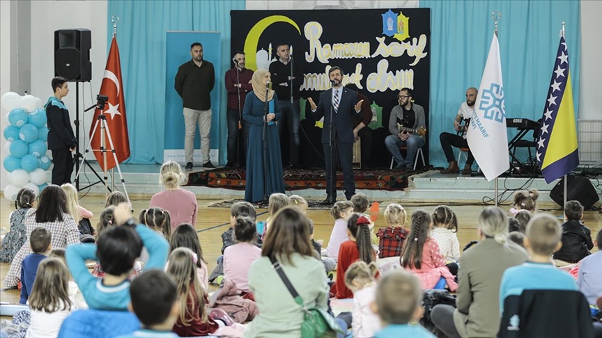 Türkiye Maarif Vakfının Bosna Hersek’teki okulları ramazanı konserle karşıladı