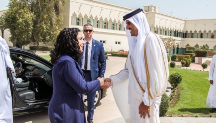Kosova Cumhurbaşkanı Osmani, Katar Emiri ile görüştü