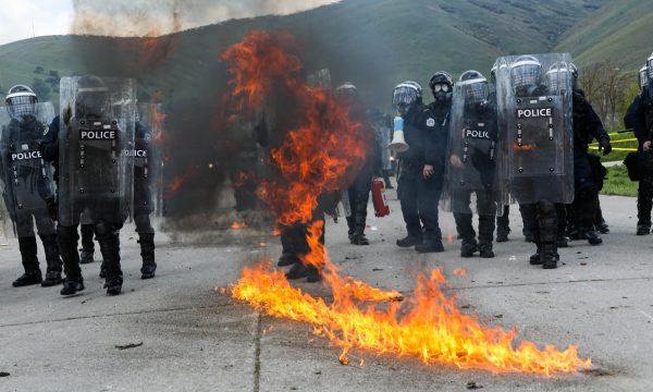 Kosova polisi, EULEX ile tatbikat gerçekleştirdi