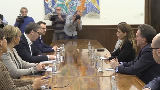 Sırbistan Cumhurbaşkanı Vucic, BM Özel Temsilcisi Ziadeh’i kabul etti