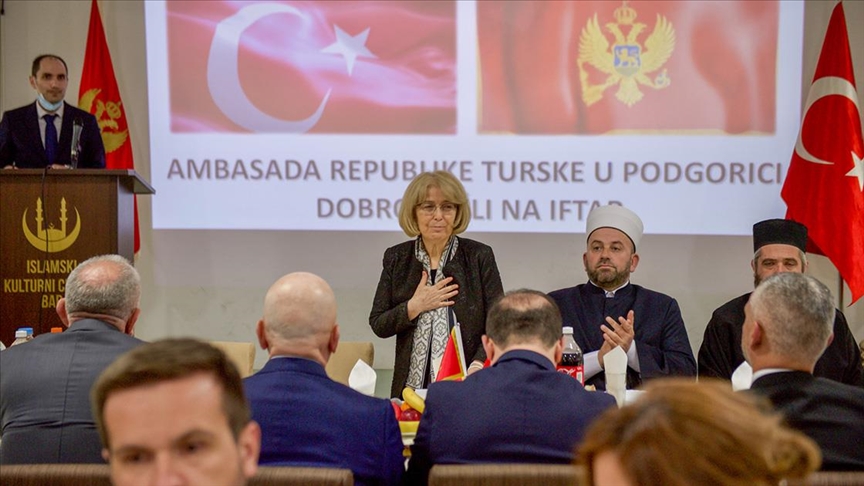 Türkiye’nin Podgoritsa Büyükelçiliği iftar programı düzenledi