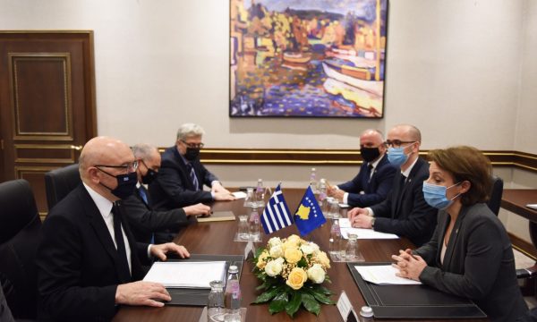 Kosova Dışişleri Bakanı Gervalla, Yunanistan Dışişleri Bakan Yardımcısı ile bir araya geldi