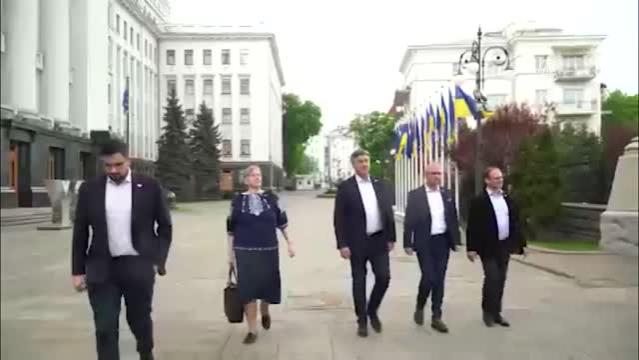 Hırvatistan Başbakanı Plenkovic Ukrayna’da