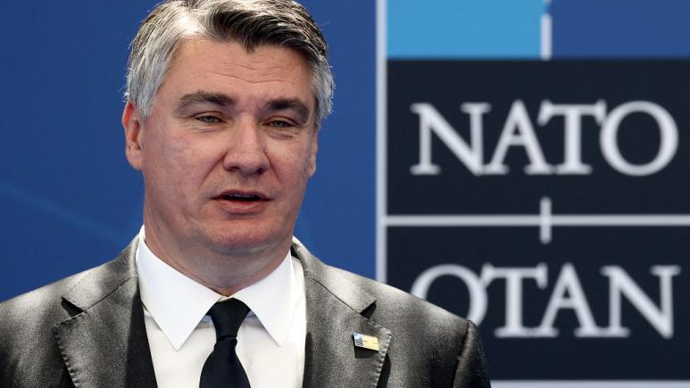 Hırvatistan Cumhurbaşkanı Milanovic: Ben olsam İsveç ve Finlandiya’nın NATO üyeliğini veto ederim