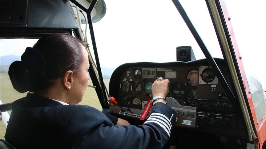 Kuzey Makedonya’nın tek kadın kaptan pilotu için ‘gökyüzü bile sınır değil’