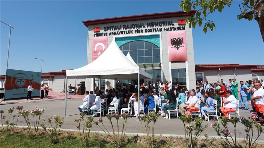 Türkiye-Arnavutluk Fier Dostluk Hastanesi açılışının birinci yıl dönümü