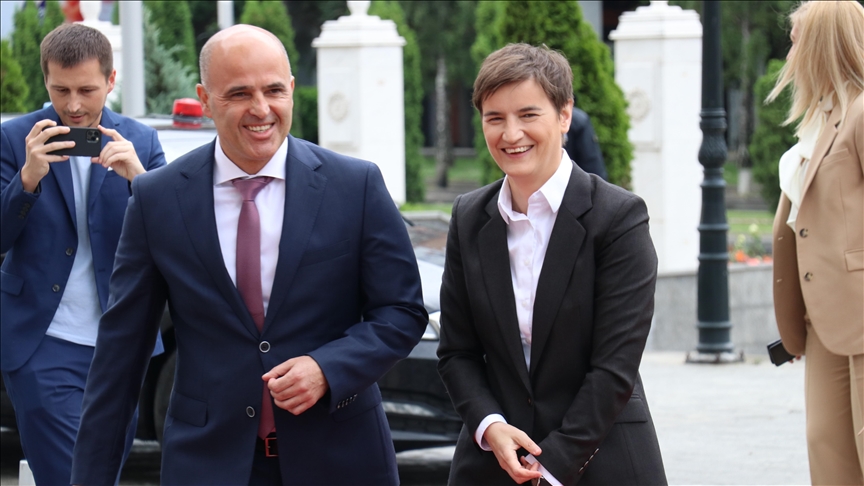 Sırbistan Başbakanı Brnabic Kuzey Makedonya’da