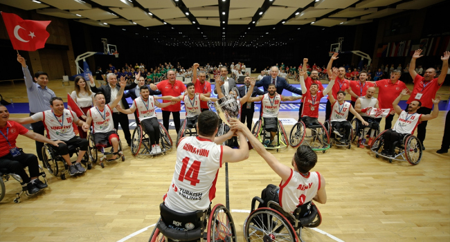 Türkiye Tekerlekli Sandalye Basketbol Takımı, Bosna Hersek’te şampiyon oldu