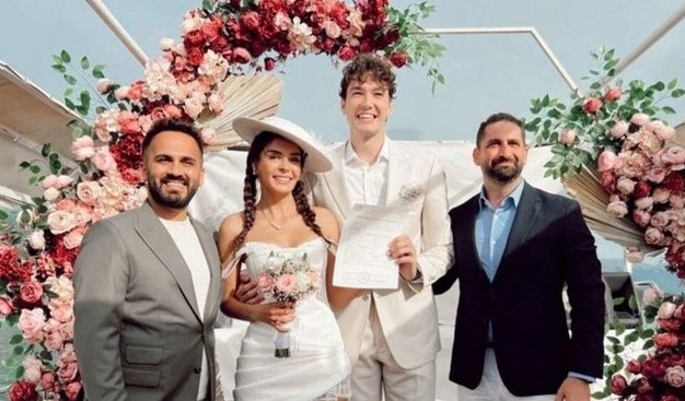 Ebru Şahin ve Cedi Osman Ohri’de evlendi