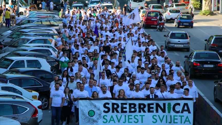 Üsküp’te Srebrenitsa soykırımı kurbanları anıldı