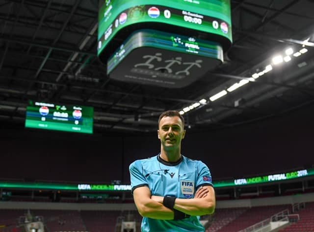Makedon hakem Mladenovski, Avrupa Futsal Şampiyonası’nda düdük çalacak