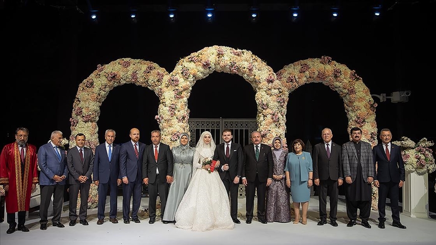 TBMM Başkanı Şentop’un oğlunun düğününe K.Makedonya’dan katılım