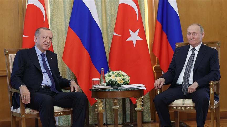 Cumhurbaşkanı Erdoğan ve Putin Suriye’de terör örgütlerine karşı eş güdüm içinde hareket etme kararlılığını teyit etti