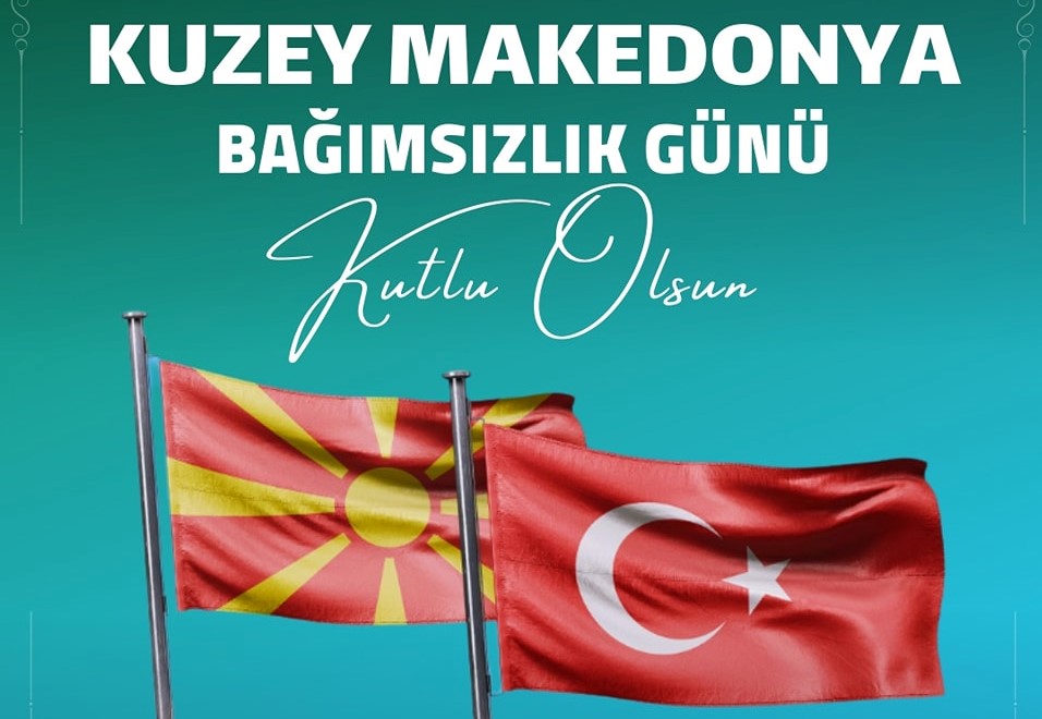 TBMM Başkanı Şentop, K. Makedonya’nın bağımsızlık gününü kutladı￼