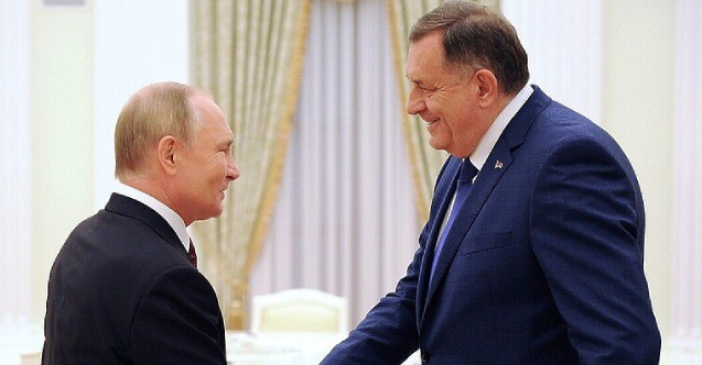 Bosnalı Sırp lider Dodik, Putin’le görüştü: “Israrlı tutumunuz, Sırp Cumhuriyetini koruyor”