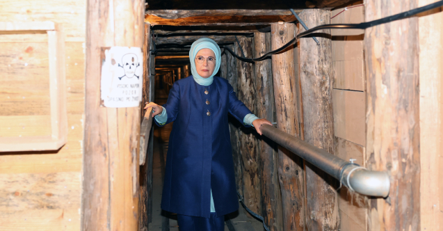 Emine Erdoğan, Bosna Savaşı’nın sembollerinden Umut Tüneli’ni ziyaret etti