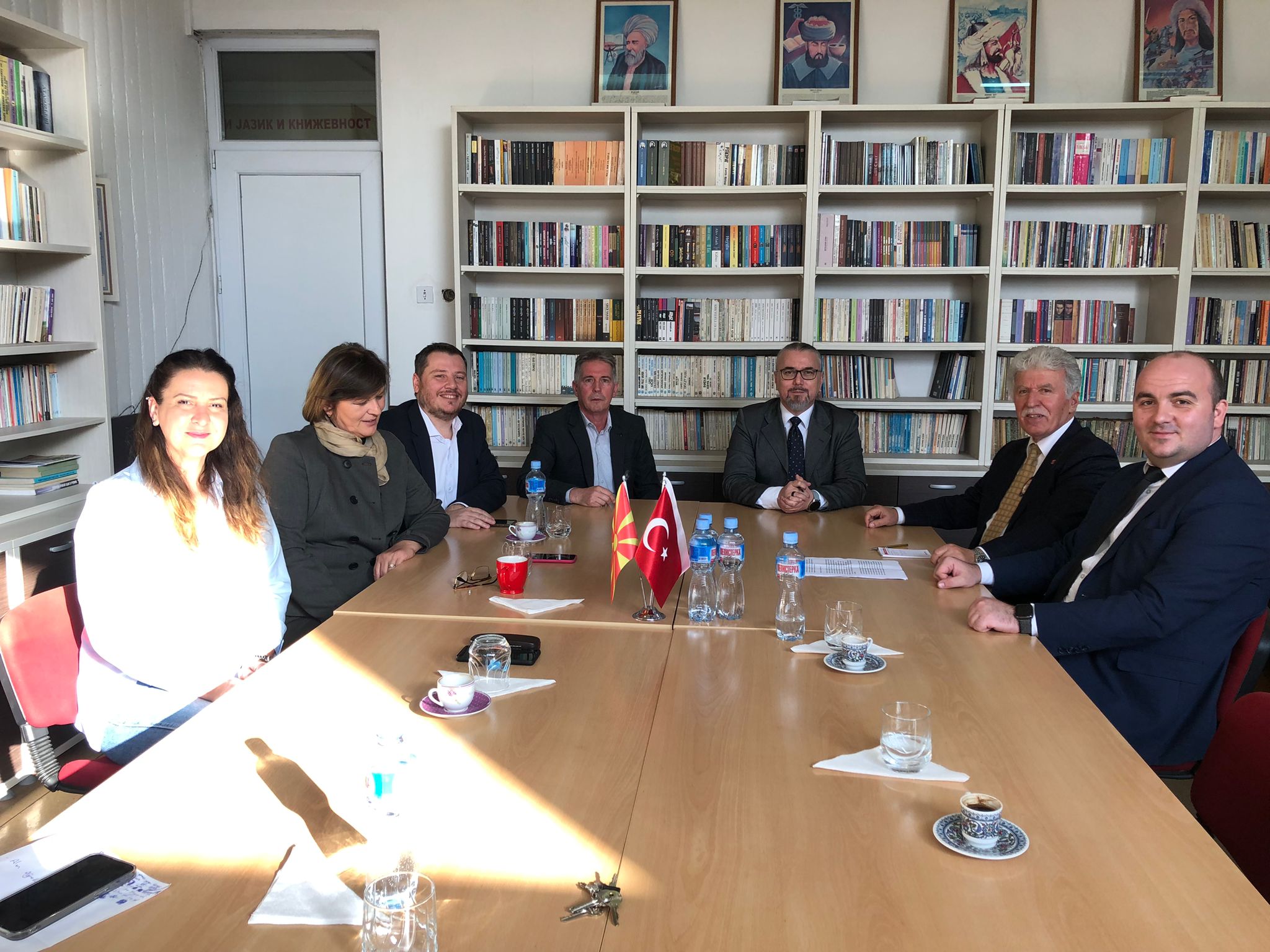 TMBH Genel Başkanı Saraç’tan Üsküp Türkoloji Bölümü’ne ziyaret