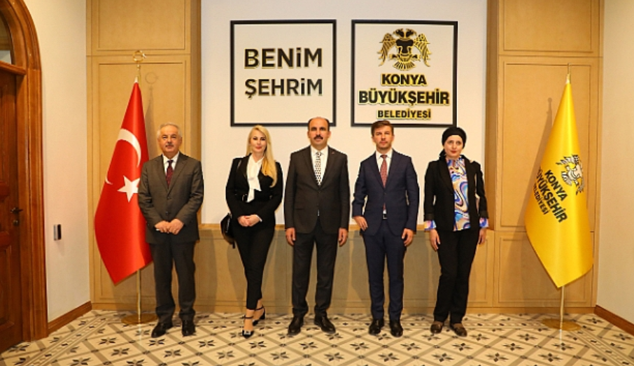 Bosna Hersek Büyükelçisi’nden Konya Büyükşehir Belediye Başkanı Altay’a tebrik ziyareti