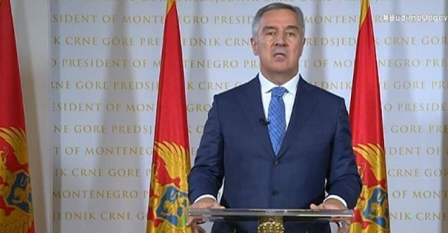 Karadağ Cumhurbaşkanı Djukanovic: Meclisi feshetmeyeceğim