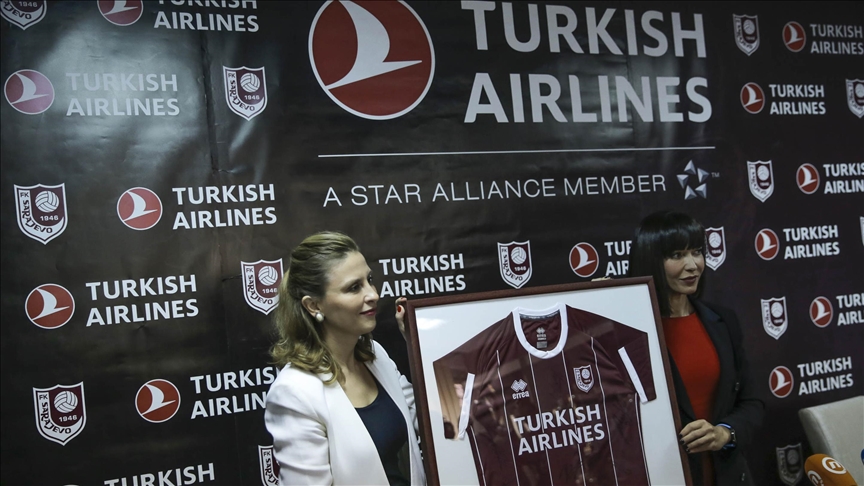 THY, Saraybosna Futbol Kulübü ile sponsorluk anlaşmasını 3 yıl uzattı