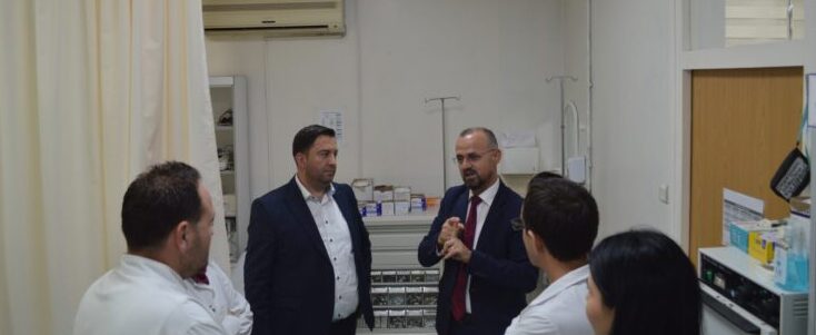 Kosova Sağlık Bakan Yardımcısı Mamuşa’yı ziyaret etti