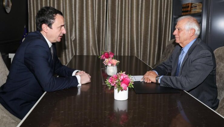 Kosova Başbakanı Kurti Paris’te Borell ile görüştü￼
