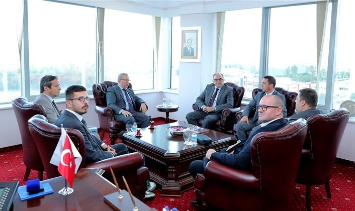 Prizren heyeti, Trakya Üniversitesi Rektörü Tabakoğlu’nu ziyaret etti￼