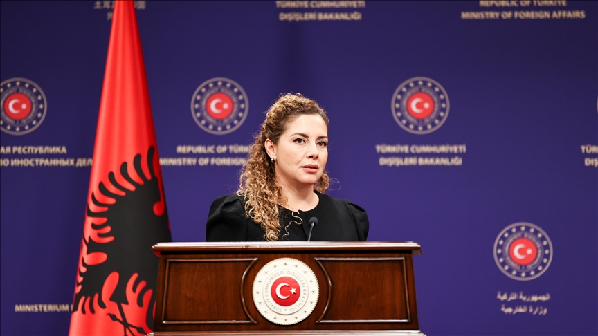 Arnavutluk Dışişleri Bakanı Xhaçka: Zor anlarımızda Türkiye’nin desteğinden ötürü minnettarız
