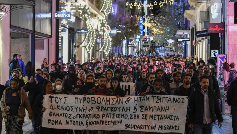 Yunanistan’da polis kurşunuyla ağır yaralanan 16 yaşındaki genç için eylem