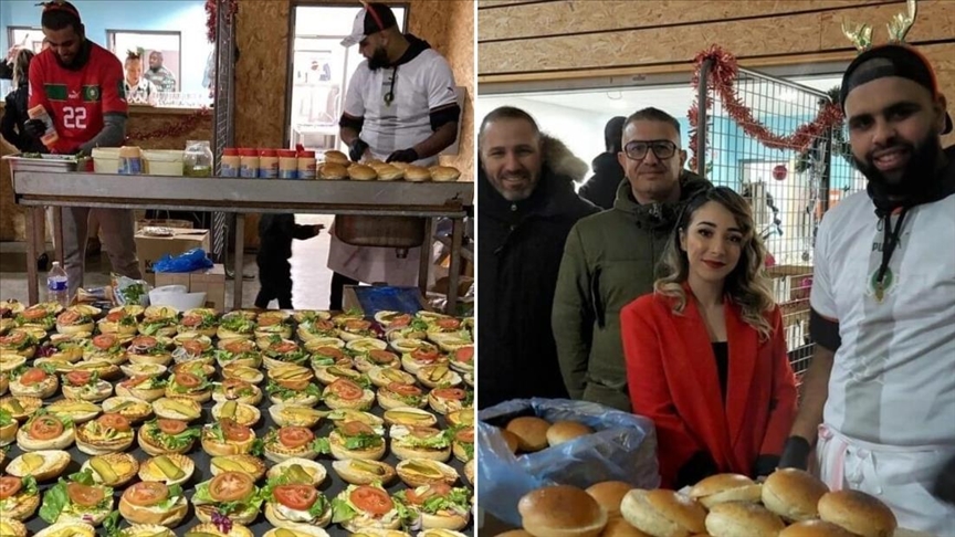 Fransa’da Müslüman lokantacı yetim çocukları hamburgerle sevindirdi