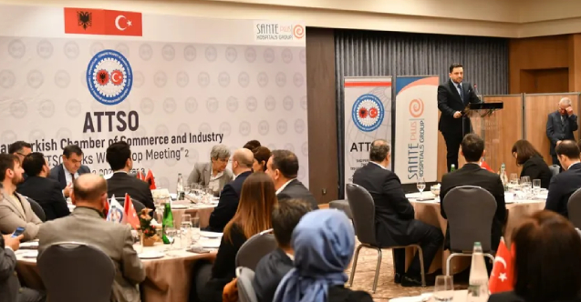 Tiran’da Arnavutluk-Türkiye Ticaret ve Sanayi Odası toplantısı yapıldı