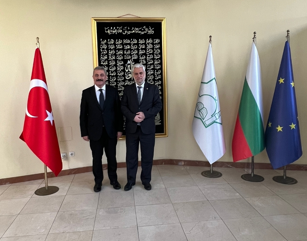 Bulgaristan Başmüftüsü Dr. Hacı, YTB Başkan Yardımcısı Sayit Yusuf ile görüştü