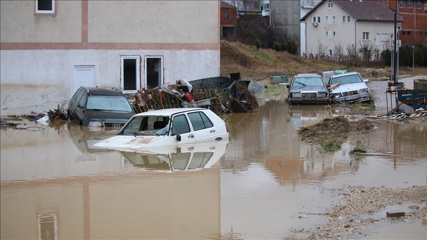 Kosova’da sel maddi zarara yol açtı