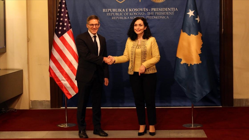 Kosova Cumhurbaşkanı Osmani, ABD Dışişleri Bakanlığı Müsteşarı Chollet ile görüştü