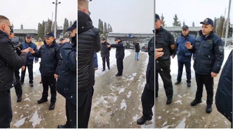 Bulgar vatandaşlar Makedonya sınırında provokasyon yaptı