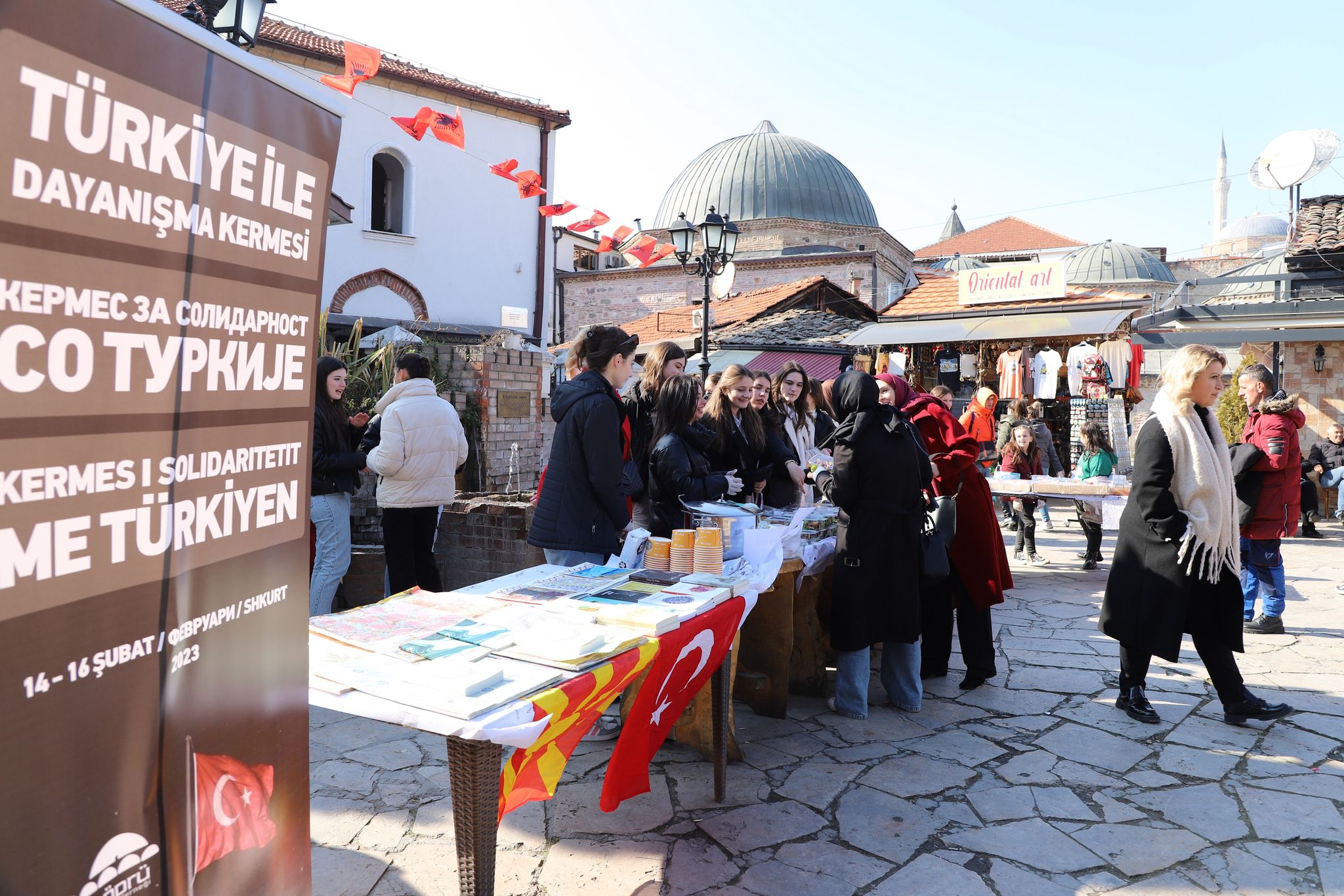 Üsküp’te “Türkiye ile Dayanışma Kermesi” düzenleniyor