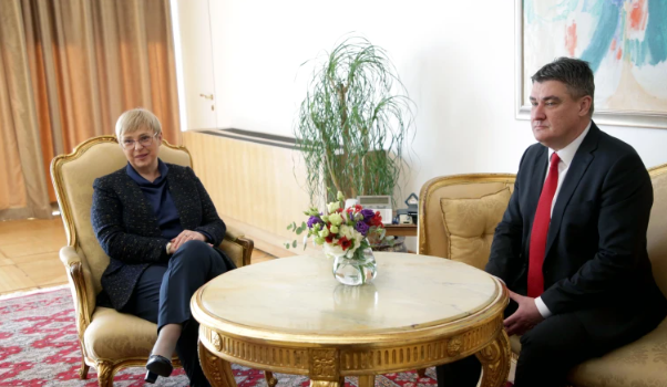 Slovenya Cumhurbaşkanı Pirc Musar, ilk resmi ziyaretini Hırvatistan’a yaptı