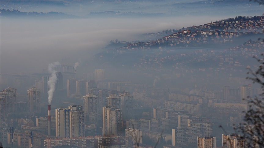 Saraybosna, dün “dünyada hava kirliliğinin en yüksek ölçüldüğü kent” oldu