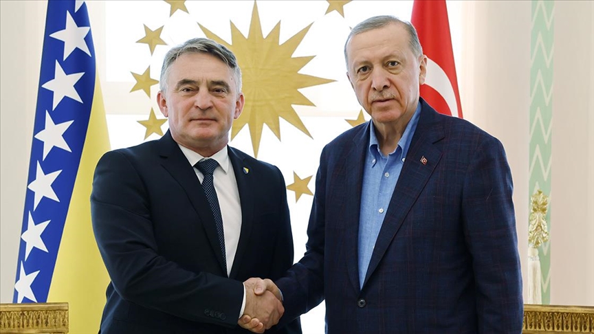Cumhurbaşkanı Erdoğan, Bosna Hersek Devlet Başkanlığı Konseyi Üyesi Komsic’i kabul etti