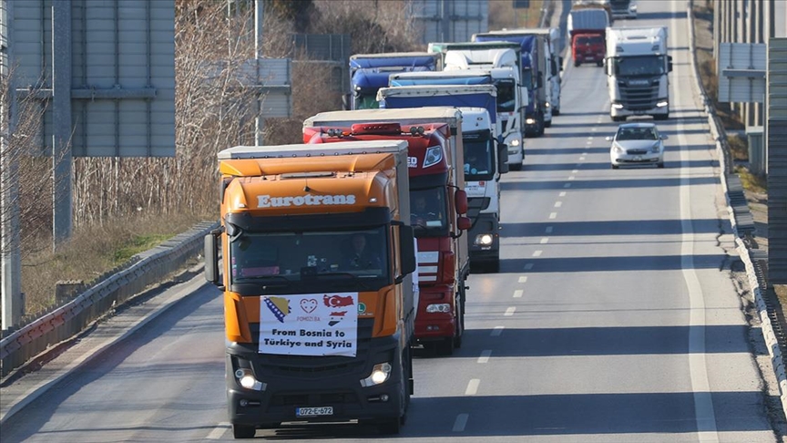 Bosna Hersek’te deprem bölgesi için yardım seferberliği başlatıldı