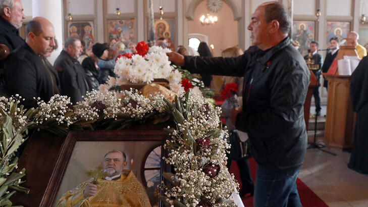 Edirne’de Bulgar Ortodoks Kilisesi rahibi Aleksandır Çıkırık son yolculuğuna uğurlandı