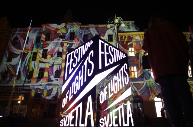 Hırvatistan’da “Işık Festivali” düzenlendi