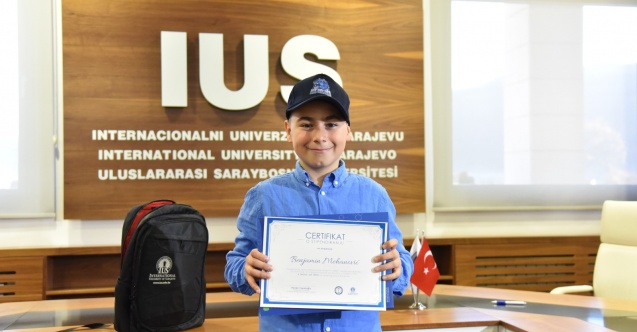 IUS’tan çay satarak depremzedelere yardım toplayan 12 yaşındaki Mehanovic’e burs