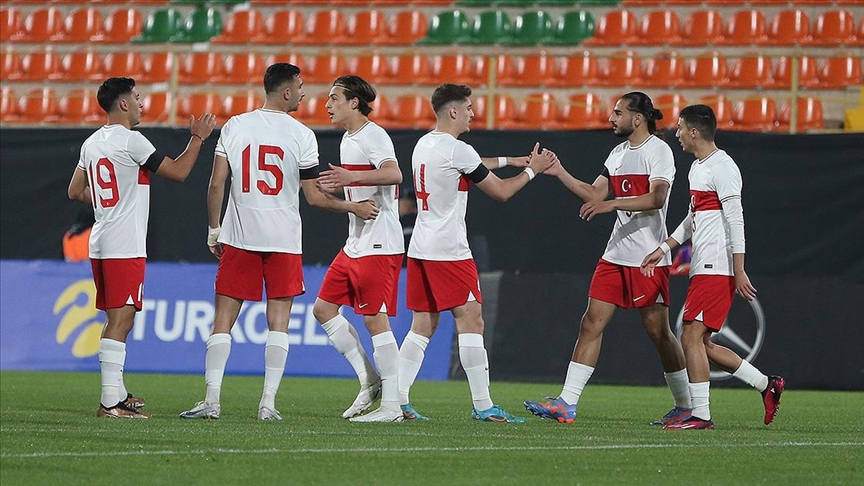 Türkiye Ümit Milli Futbol Takımı, Kosova’yı hazırlık maçında 4-2 mağlup etti
