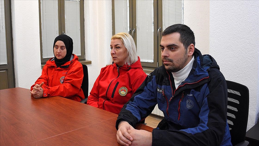 Bosna Hersekli arama kurtarma ekibi, TİKA’nın eğitimlerinde öğrendiklerini deprem bölgesinde uyguladı