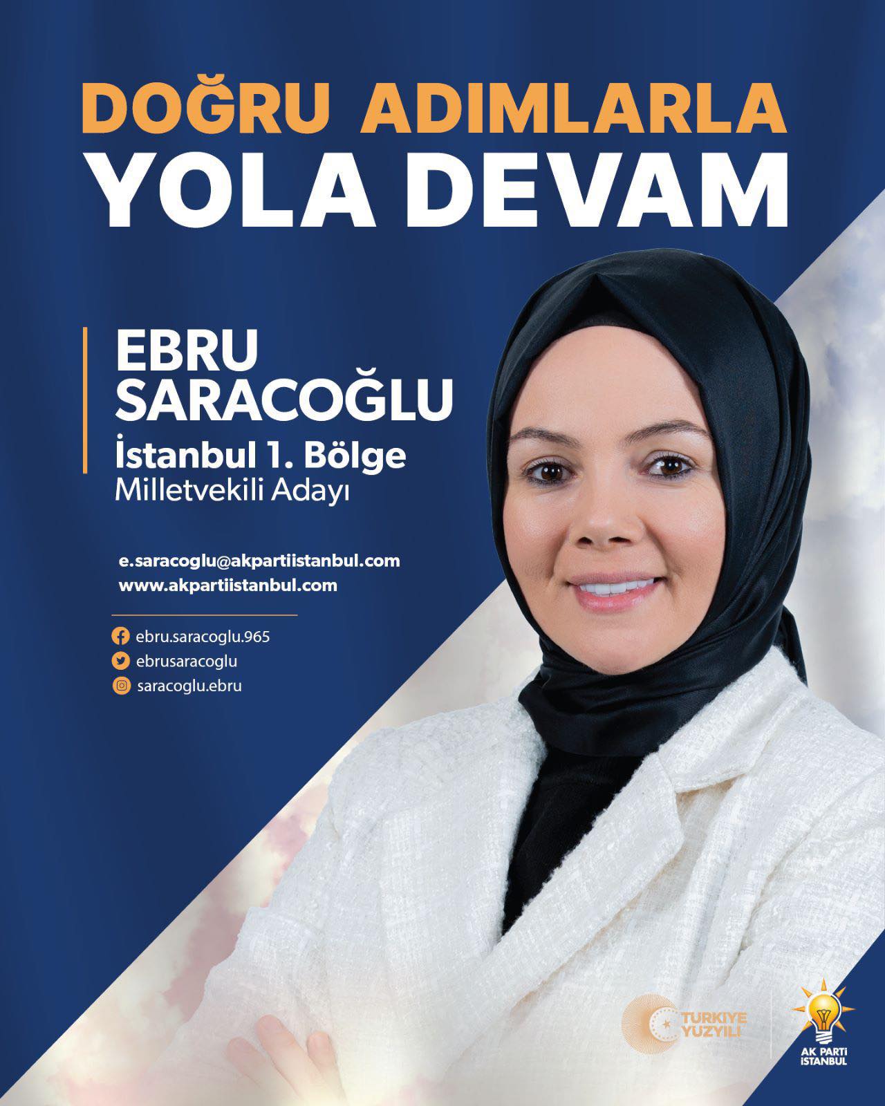 Balkan kökenli milletvekili adayı Ebru Saraçoğlu seçim çalışmalarına devam ediyor